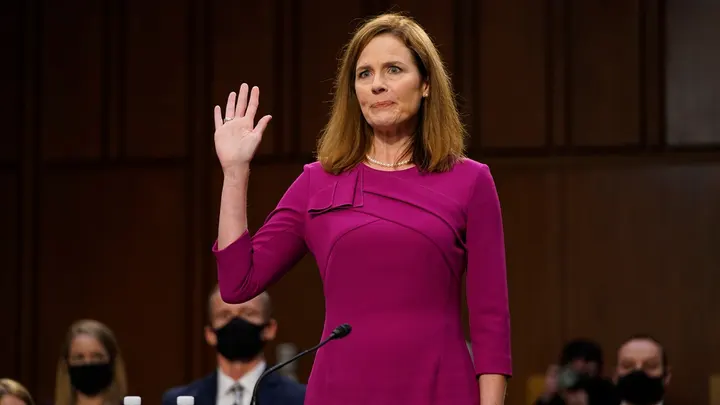 Conservatives revolt after Trump-appointed Barrett joins liberals in ‘shockingly wrong’ mail ballot ruling