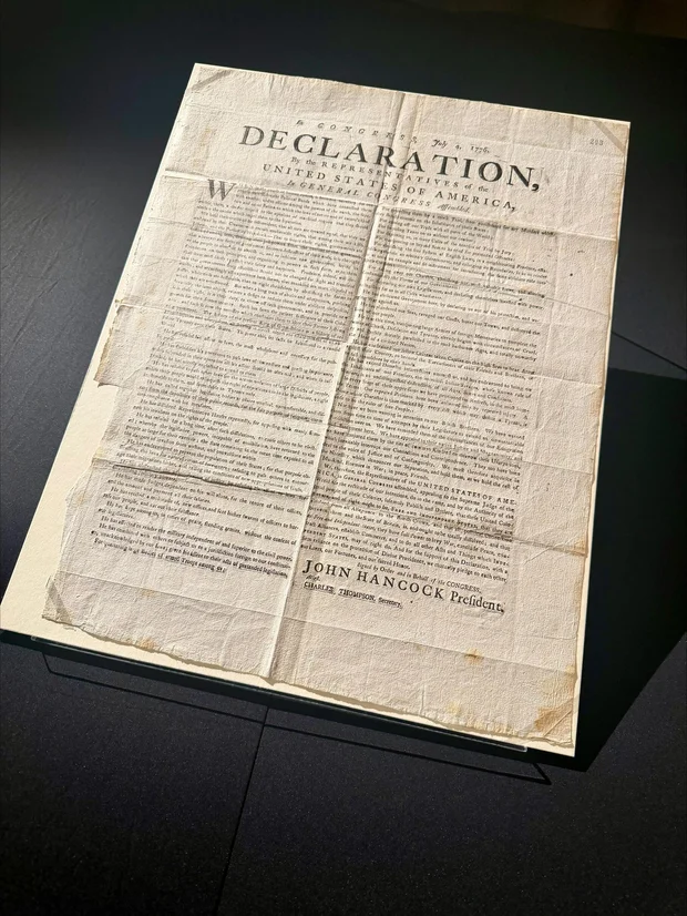 “Vanishingly rare” copy of Declaration of Independence found in U.K. by volunteer