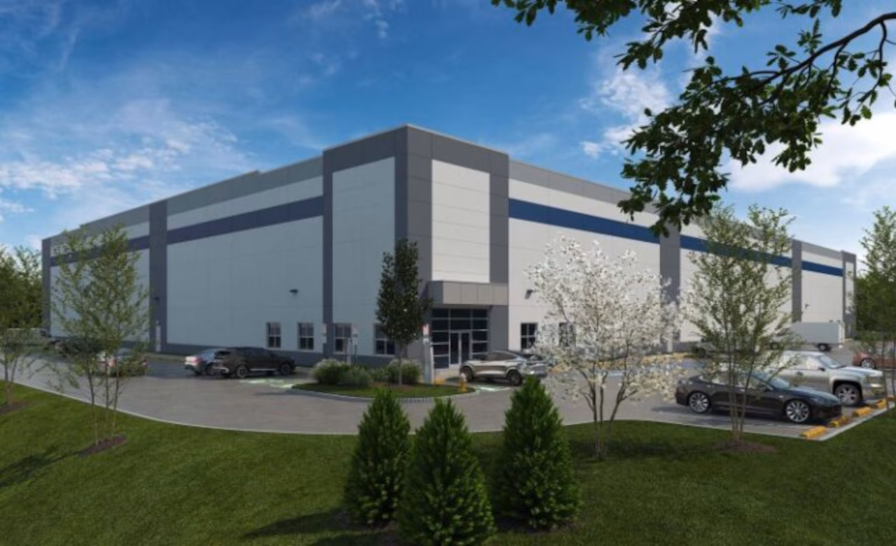 Construction almost done on 2-story logistics facility in Port Morris